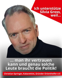 Christian Springer, Kabarettist, Gründer Orienthelfer e.V.