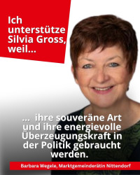 Barbara Wegele, Marktgemeinderätin Nittendorf