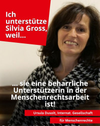 Ursula Dusolt, Internat. Gesellschaft für Menschenrechte