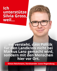 Simon Reichmann, Juso Vorsitzender Regensburg