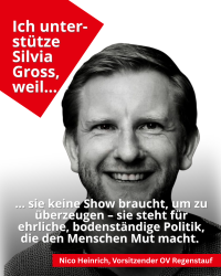 Nico Heinrich, Vorsitzender OV-Regenstauf