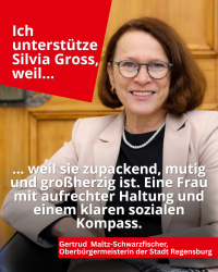 Gertrud Maltz-Schwarzfischer, Oberbürgermeisterin Regensburg