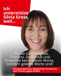 Michaela Reimann, Mitglied Christinnen und Christen gg. Rechts